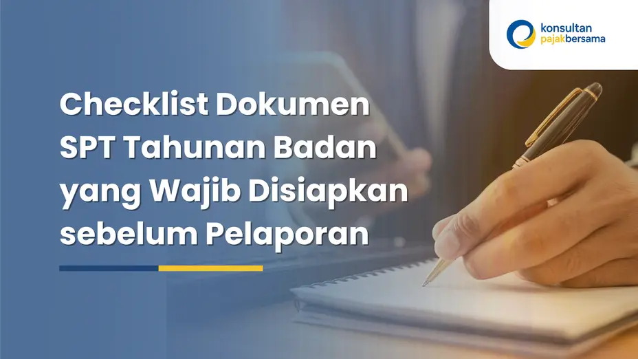 checklist dokumen SPT Tahunan Badan