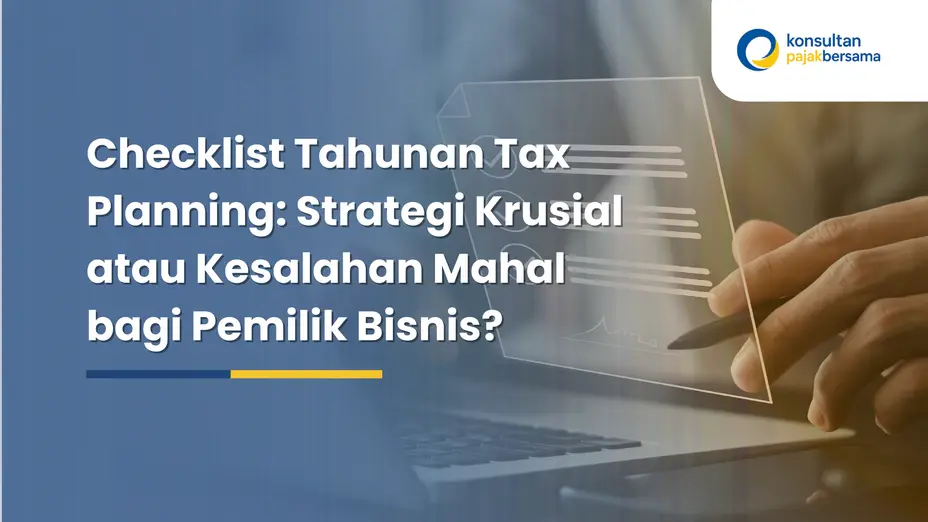 checklist tahunan tax planning